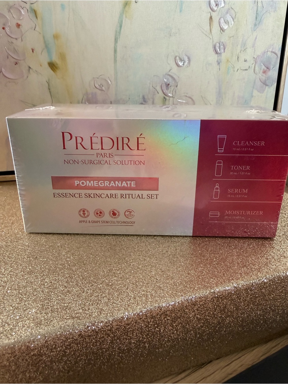 NIB PRÉDIRÉ Pomegranate Essence Skincare Ritual Set — Hydrating Pomegranate